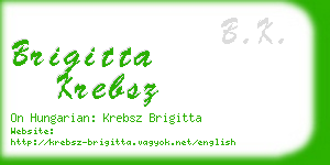 brigitta krebsz business card